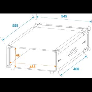 ROADINGER Amplifier Rack PR-1, 4U, 47cm deep