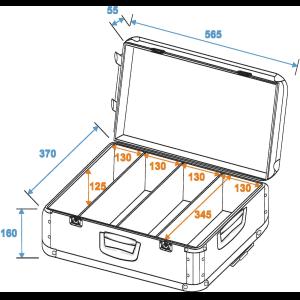 ROADINGER CD Case black 120 CDs with Trolley