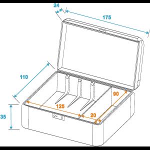 ROADINGER Case for 3 Turntable Systems