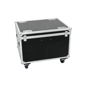 ROADINGER Flightcase 4x LED THA-100F/THA-120PC with wheels