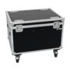 ROADINGER Flightcase 4x LED THA-100F/THA-120PC with wheels