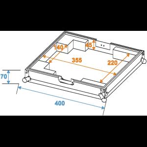 ROADINGER Flightcase DJS-2000