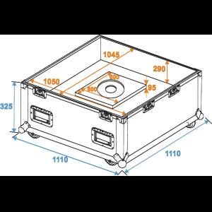 ROADINGER Flightcase Mirror Ball 100cm