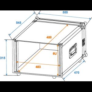 ROADINGER Rack Profi 6U 45cm