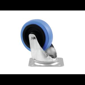 ROADINGER Swivel Castor 100mm BLUE WHEEL light blue