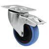 ROADINGER Swivel Castor 100mm BLUE WHEEL with brake