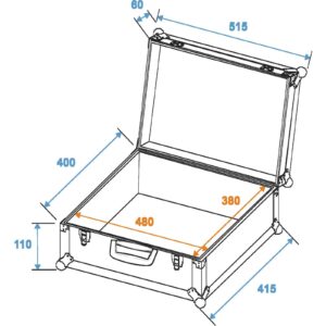 ROADINGER Universal Case FOAM,GR-1 alu