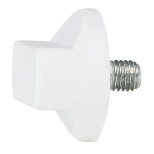 Rotary knob M10x12 (supporto telo) bianco