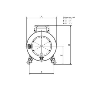 SCHILL Cable Drum GT 380.SO