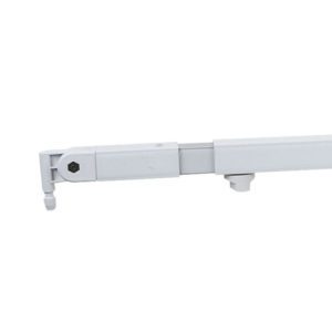 Telescopic drape support 120(l)-->180(l)cm, Bianco (rivestito a polvere)