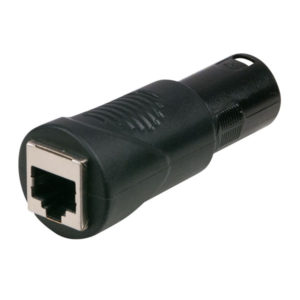 XLR Male 5 pole to RJ45 female