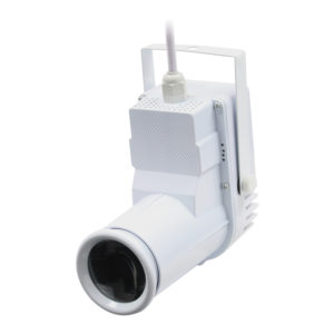 12W quad-colour Pinspot (White Housing)