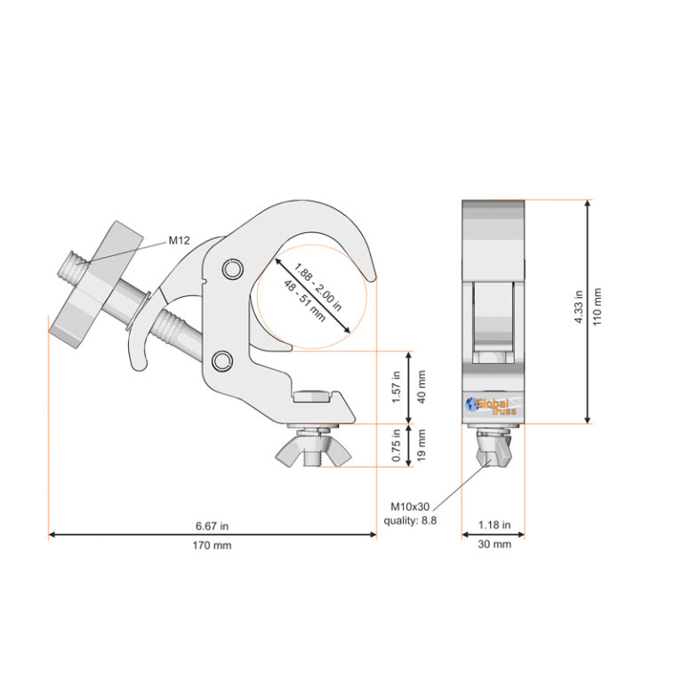 Self Locking Easy Clamp Black (5073-1B)