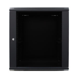 12U Double Section Wall Mount 19'' Rack Enclosure (DW-6612BK)