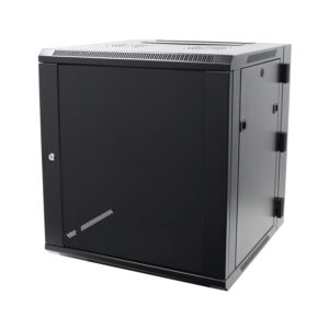 12U Double Section Wall Mount 19'' Rack Enclosure (DW-6612BK)