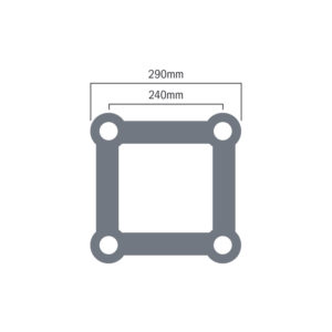 F34 Standard 3 Way 90 Degree Corner (4126-30)