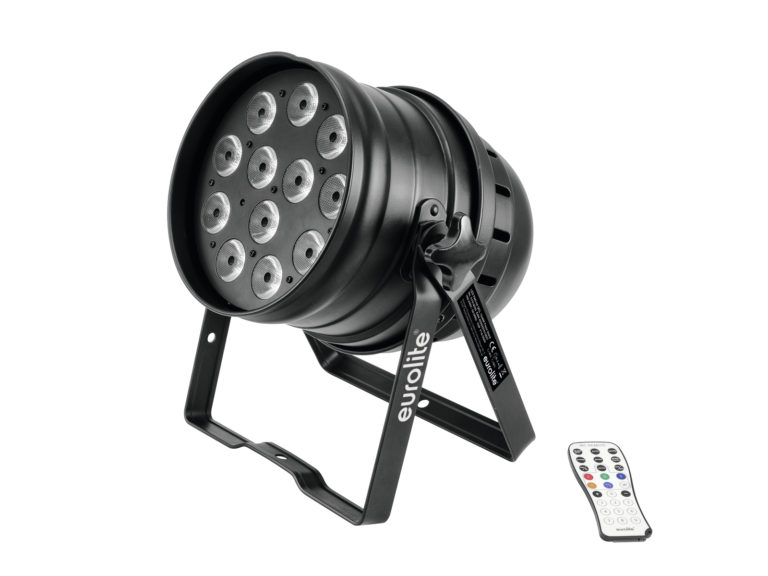 EUROLITE LED PAR-64 QCL 12x8W floor bl