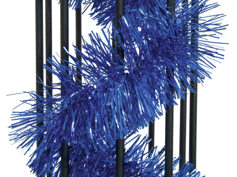 EUROPALMS Tinsel metallic, blue, 7,5x200cm