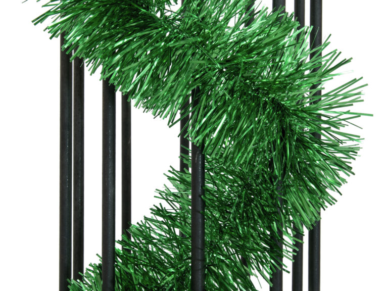 EUROPALMS Tinsel metallic, green, 7,5x200cm