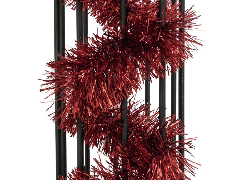 EUROPALMS Tinsel metallic, red, 7,5x200cm