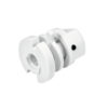 EUTRAC Retaining collar for multi adapter, white