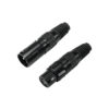 OMNITRONIC XLR socket/plug set 3pin black housing 5x