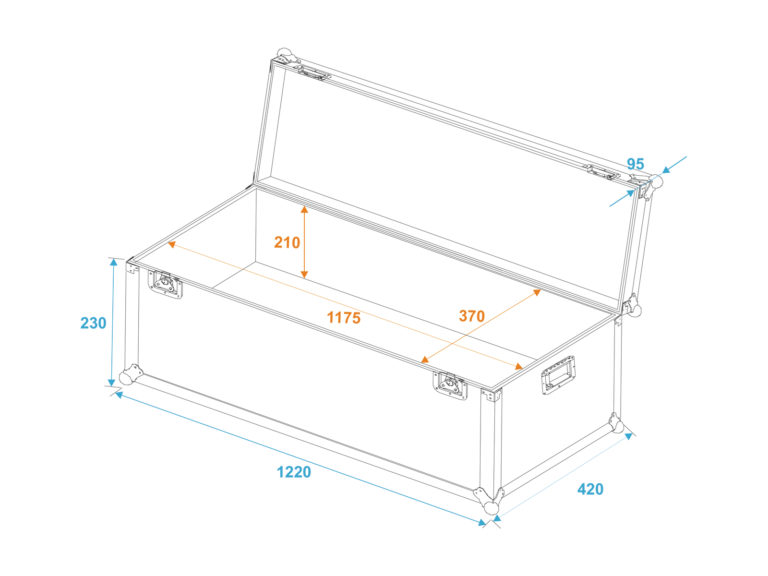 ROADINGER Universal Transport Case 120x40x30cm