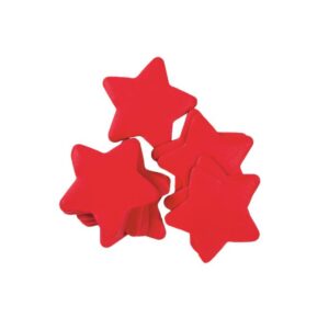 TCM FX Slowfall Confetti Stars 55x55mm, red, 1kg