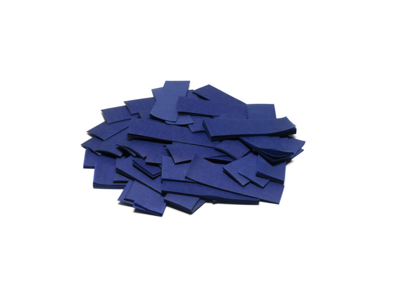 TCM FX Slowfall Confetti rectangular 55x18mm, dark blue, 1kg