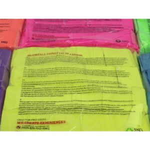 TCM FX Slowfall Confetti rectangular 55x18mm, neon-pink, uv acti