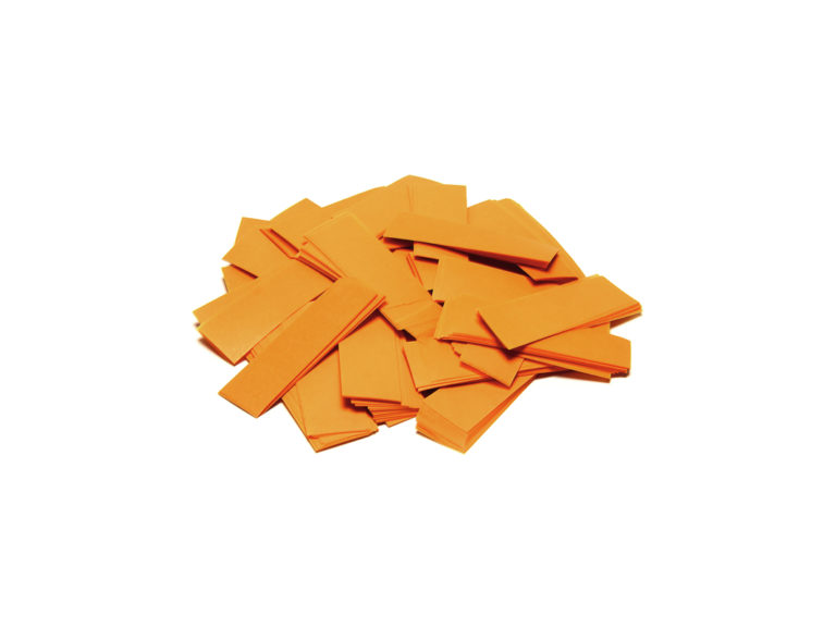 TCM FX Slowfall Confetti rectangular 55x18mm, orange, 1kg