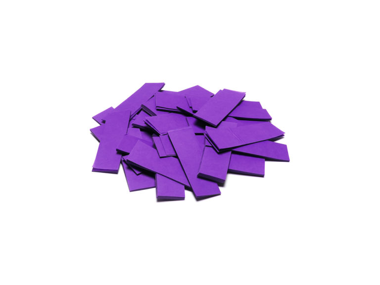 TCM FX Slowfall Confetti rectangular 55x18mm, purple, 1kg