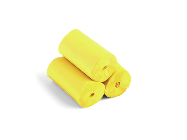 TCM FX Slowfall Streamers 10mx5cm, yellow, 10x