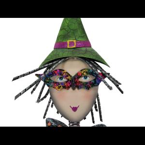 EUROPALMS Little Witch, Metal, 102cm purple