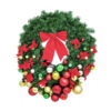 EUROPALMS Premium Fir Wreath, decorated, 90cm