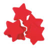 TCM FX Slowfall Confetti Stars 55x55mm, red, 1kg