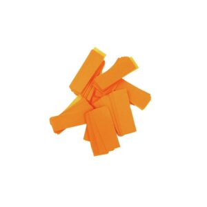 TCM FX Slowfall Confetti rectangular 55x18mm, neon-orange, uv ac