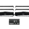 EUROLITE Set 4x LED BAR-12 QCL RGBW + 2x Soft Bags + Controller