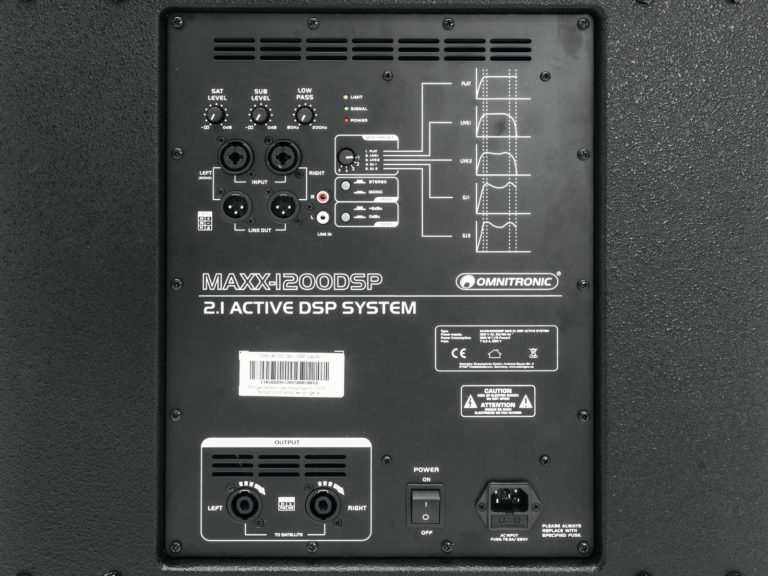 OMNITRONIC MAXX-1200DSP 2.1 Active System