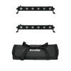 EUROLITE Set 2x LED BAR-6 QCL RGBA + Soft Bag