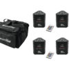 EUROLITE Set 4x AKKU TL-3 QuickDMX + Soft-Bag