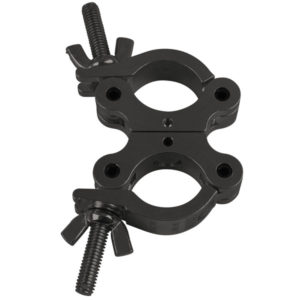 50 mm Compact Swivel Coupler SWL: 300 Kg, Alluminio, Nero