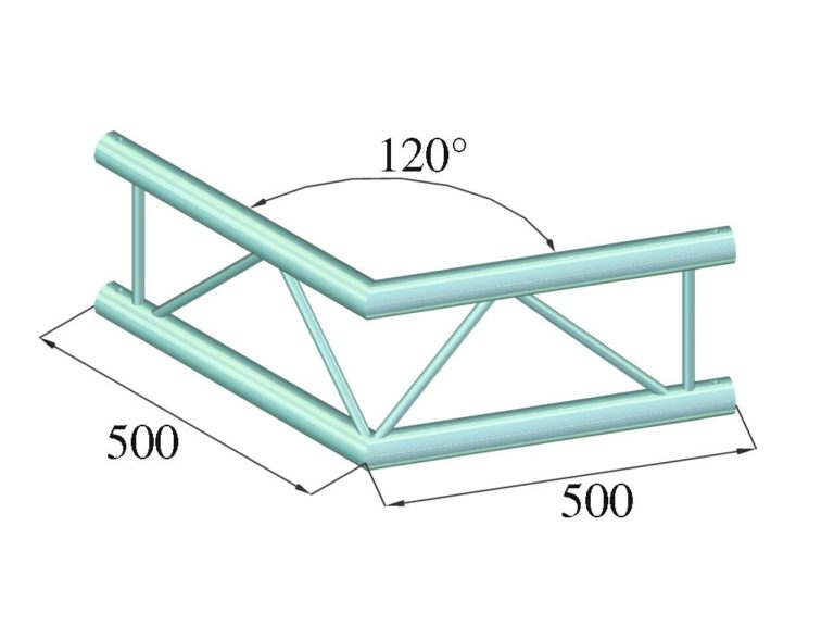 ALUTRUSS BILOCK BQ2-PAC22V 2-way Corner 120°