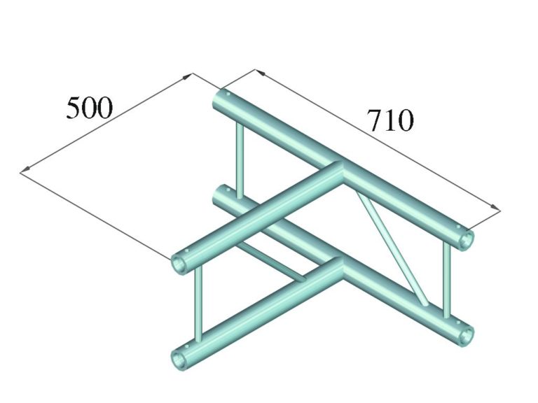 ALUTRUSS BILOCK BQ2-PAT36V 3-way T-Piece 90°