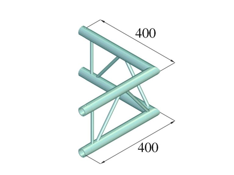 ALUTRUSS DECOLOCK DQ2-PAC21V 2-way Corner 90°