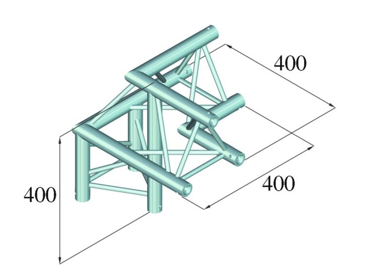 ALUTRUSS DECOLOCK DQ3-PAL31 3-Way Corner 90°