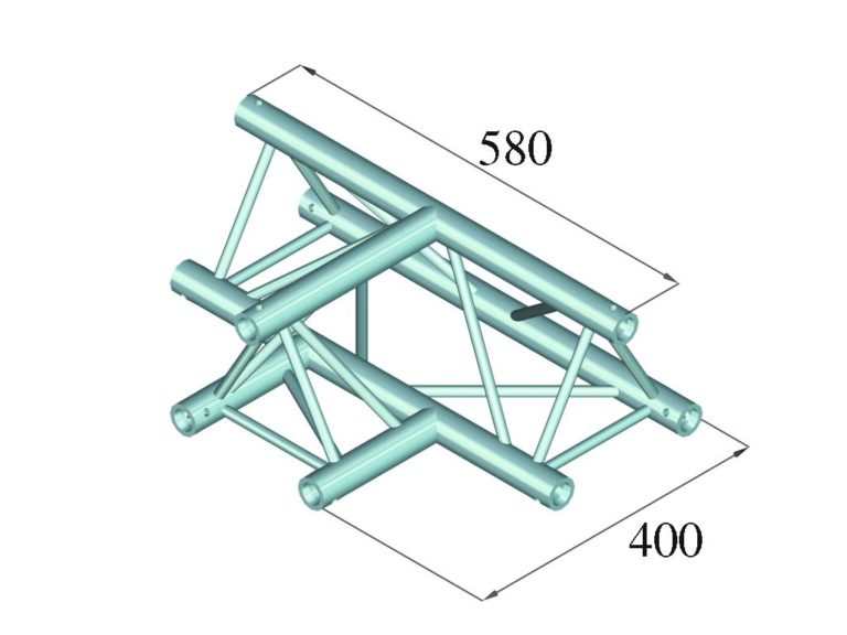 ALUTRUSS DECOLOCK DQ3-PAT36 3-Way T-Piece 90°