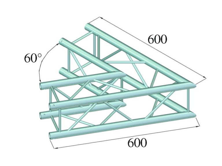 ALUTRUSS DECOLOCK DQ4-PAC20 2-Way Corner 60°