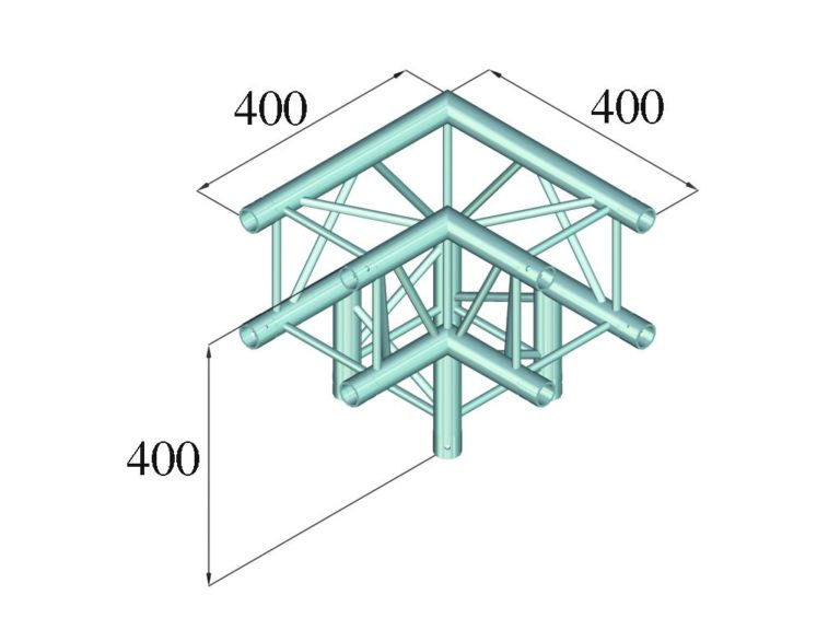 ALUTRUSS DECOLOCK DQ4-PAL30 3-Way Corner 90°