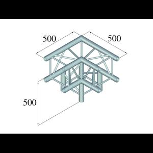 ALUTRUSS QUADLOCK 6082L-30 3-Way Corner 90°